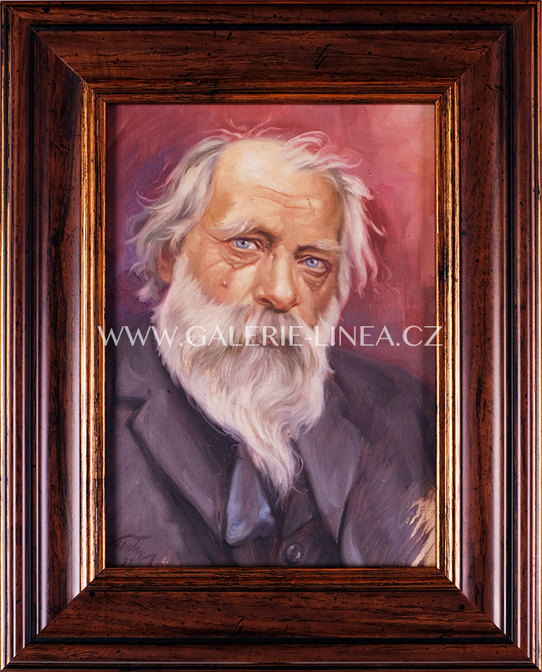 Jan Kreutz, Portrét J. Vrchlického