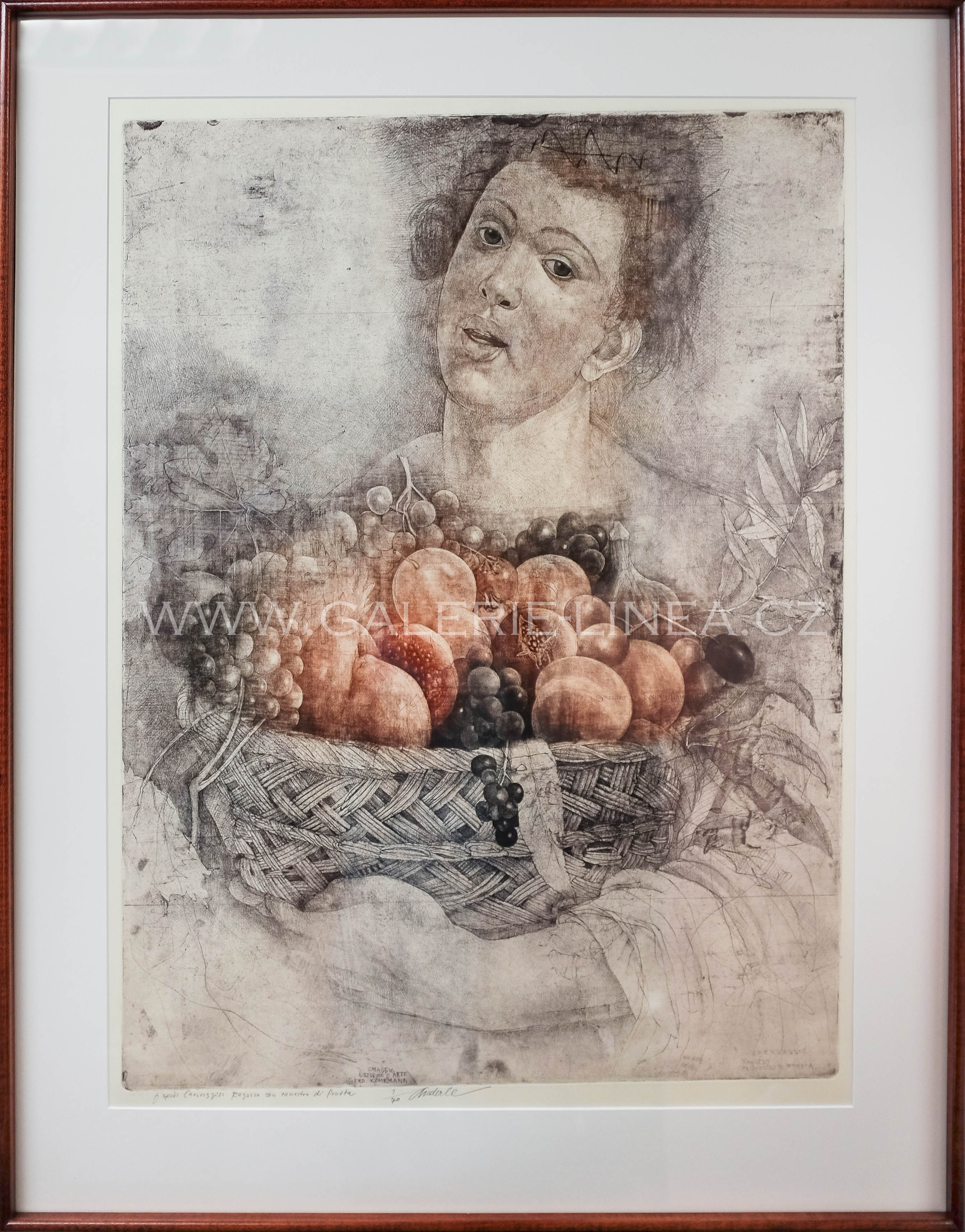 Jiří Anderle, Ragazza con canestro di frutta